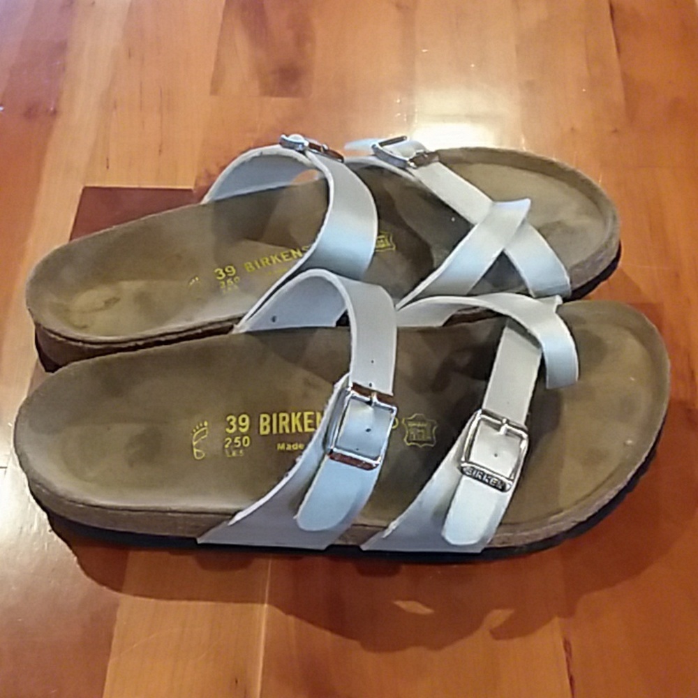 Birkenstock Mayari- Silver- size 39